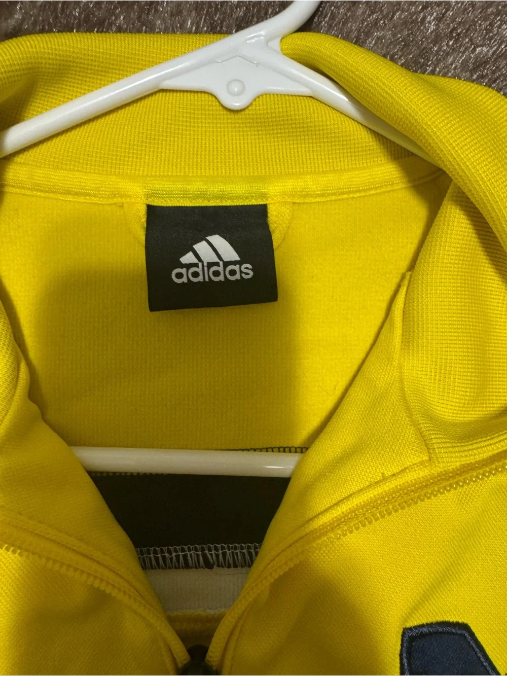 Adidas University of Michigan Maize Track Jacket